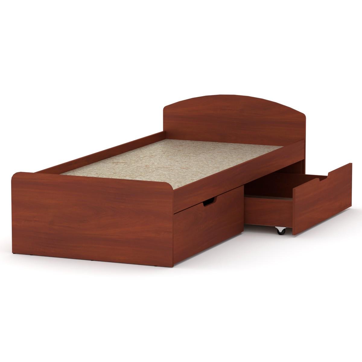 Кровать классическая односпальная Компанит 90+2 90x200 см Яблоня