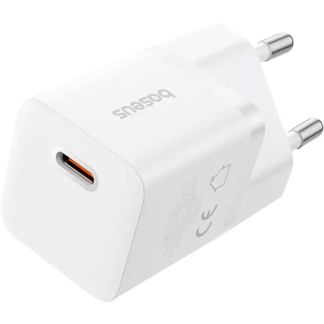 Устройство сетевое зарядное BASEUS GaN5 Fast Charger mini 1Type-C EU P10110909213-00 25W White - фото 2