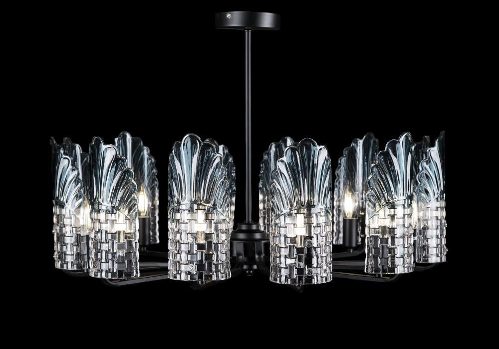 Люстра с плафонами Ray L3876/12 BK (IR006593)