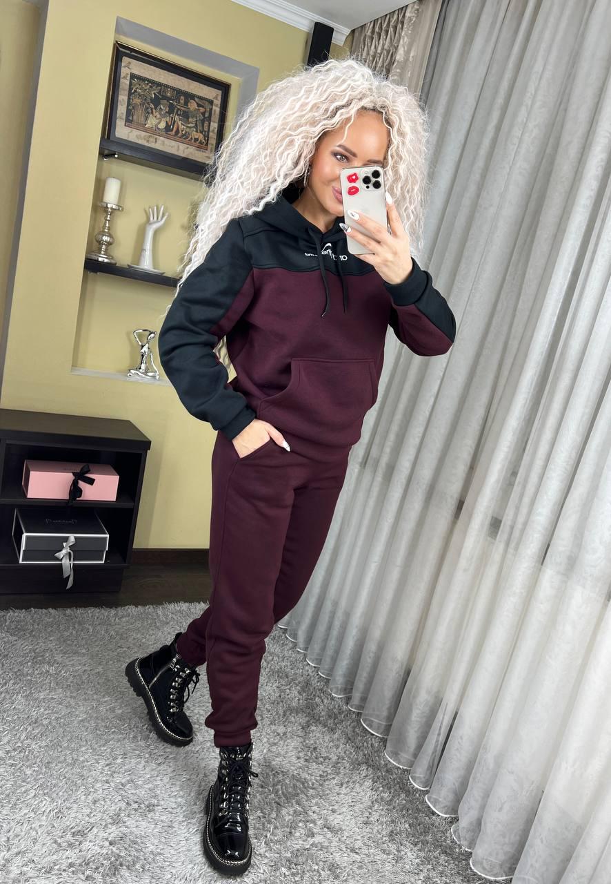 Костюм спортивний Дороті жіночий р. 60 Бордовий (0801-ді)