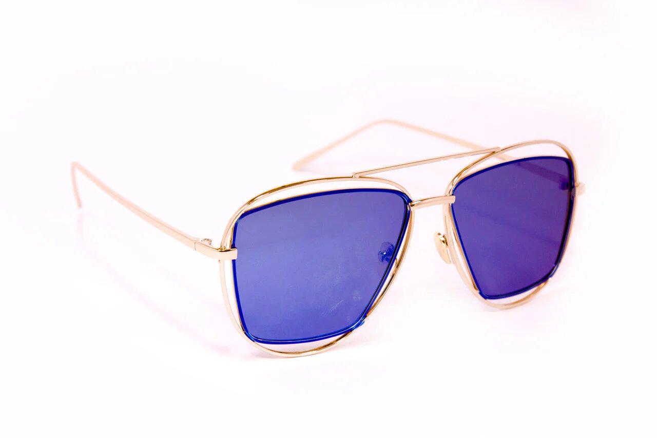 Сонцезахисні окуляри-дуга Синій (U-22) - фото 3 Сонцезахисні окуляри-дуга Синій (U-22) - фото 3