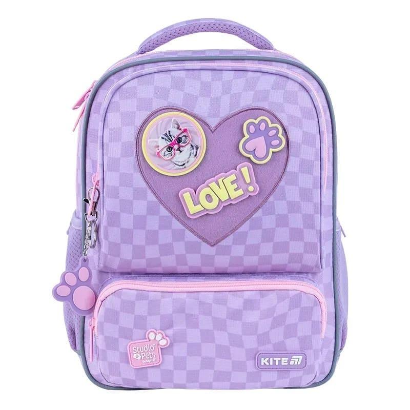Детский рюкзак KITE Kids 559 Studio Pets 8,5 л Сиреневый (SP25-559XS)