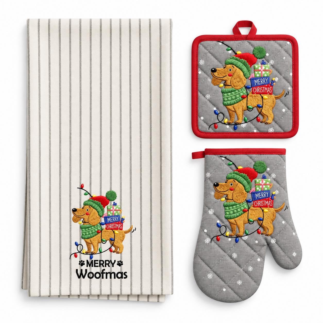 Набор для кухни ARDESTO Christmas Dog 3 предмета (ART14DGP)
