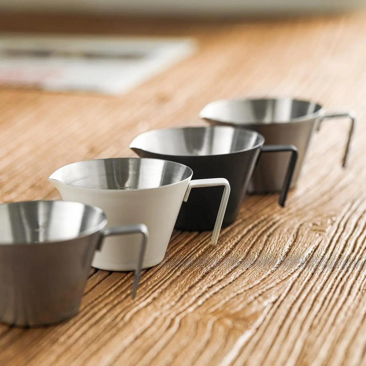 Джаг питчер MHW-3BOMBER 100 мл для кофе из нержавеющей стали Off White (G5142W - фото 4