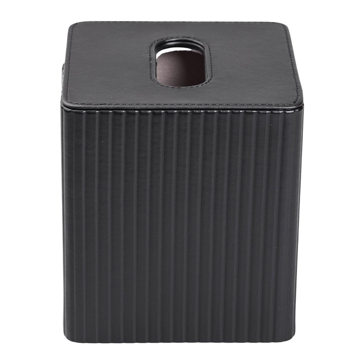 Серветниця з екошкіри квадратна HP-3-201B 13х13х14,5 см Чорний (A-033498) - фото 2 Серветниця з екошкіри квадратна HP-3-201B 13х13х14,5 см Чорний (A-033498) - фото 2