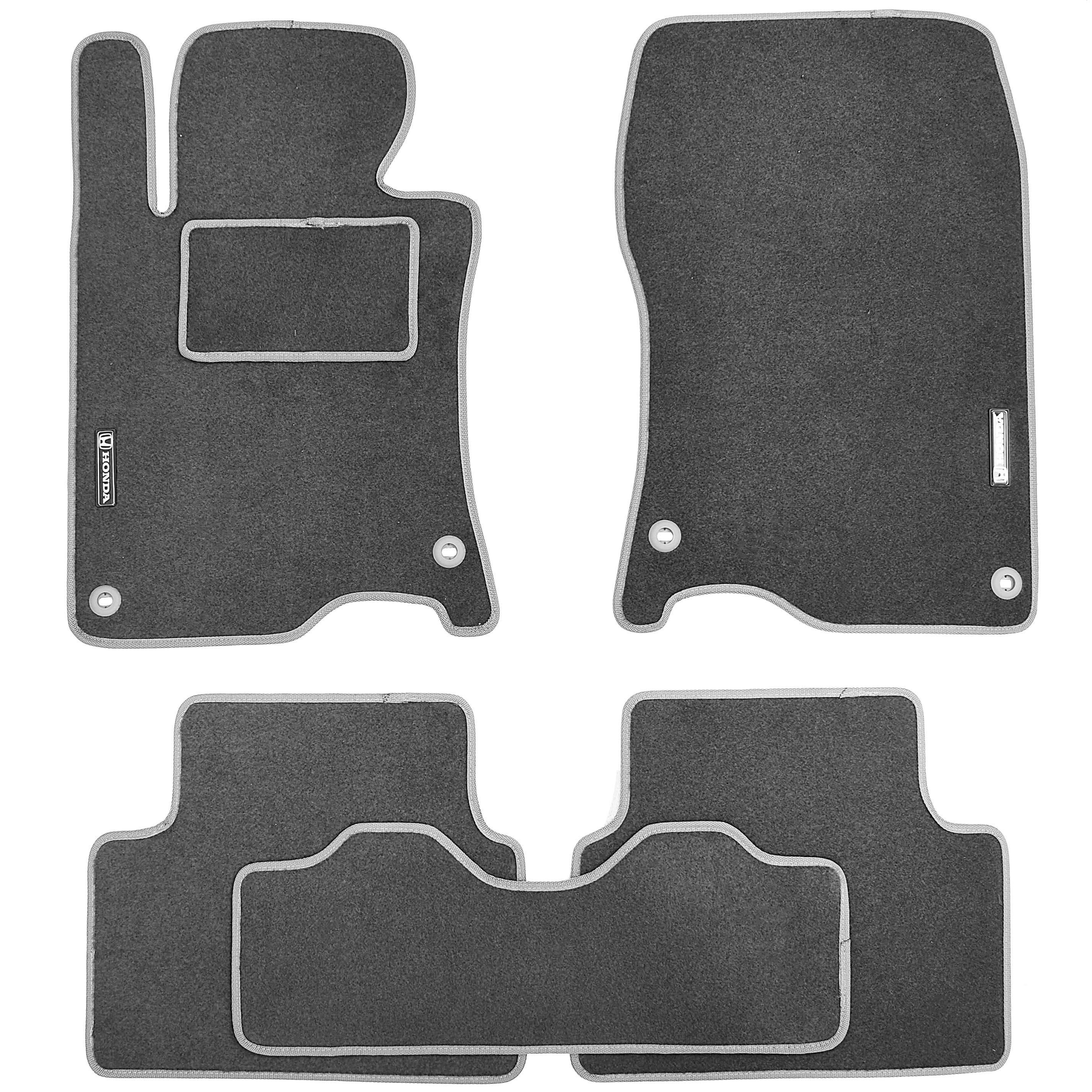 Коврики в салон для Honda Accord 8 '08-13 EUR текстильные Серый