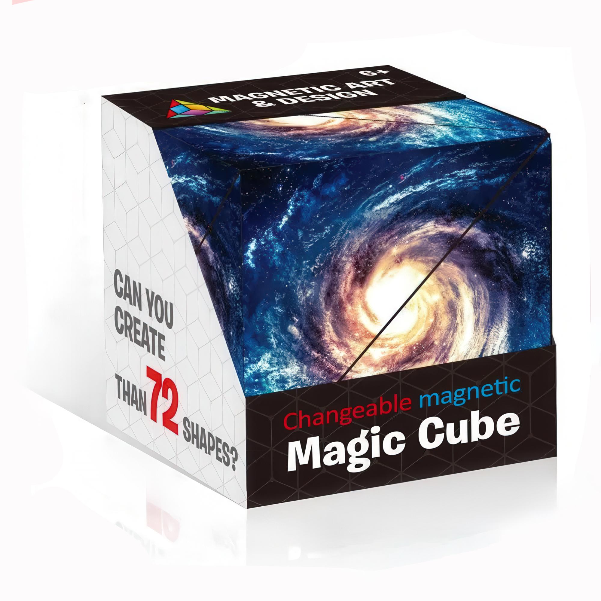 Игрушка пазл-антистресс головоломка 3D Магнитный куб Космос