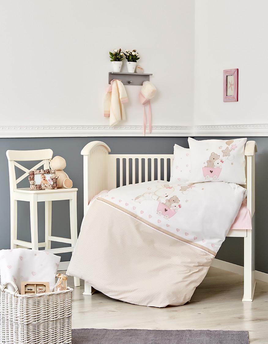 Постельное белье для младенцев Karaca Home Pretty 2018-1 ранфорс (2000022086998)