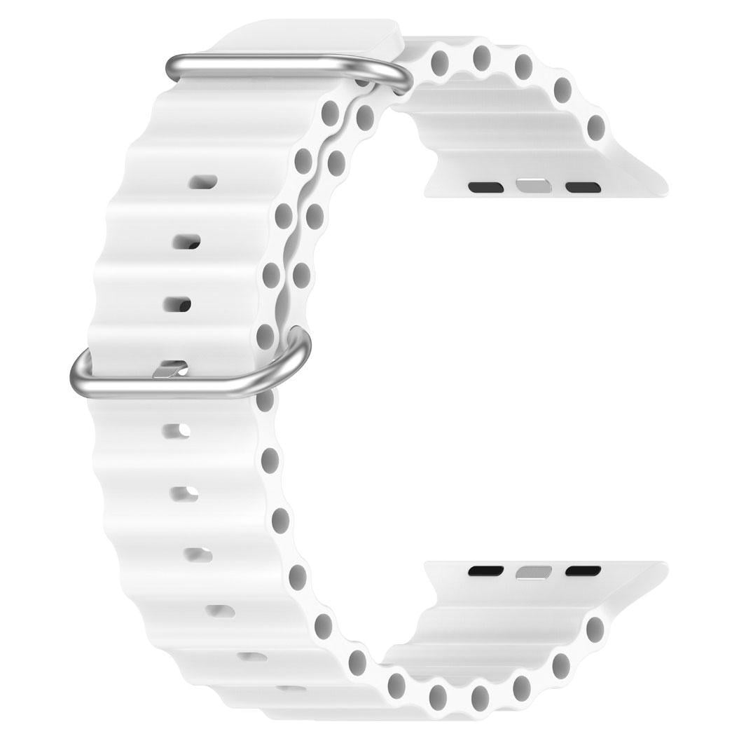 Ремешок силиконовый Primolux Ocean для часов Apple Watch 42/ 44/45 мм White (1928428309)