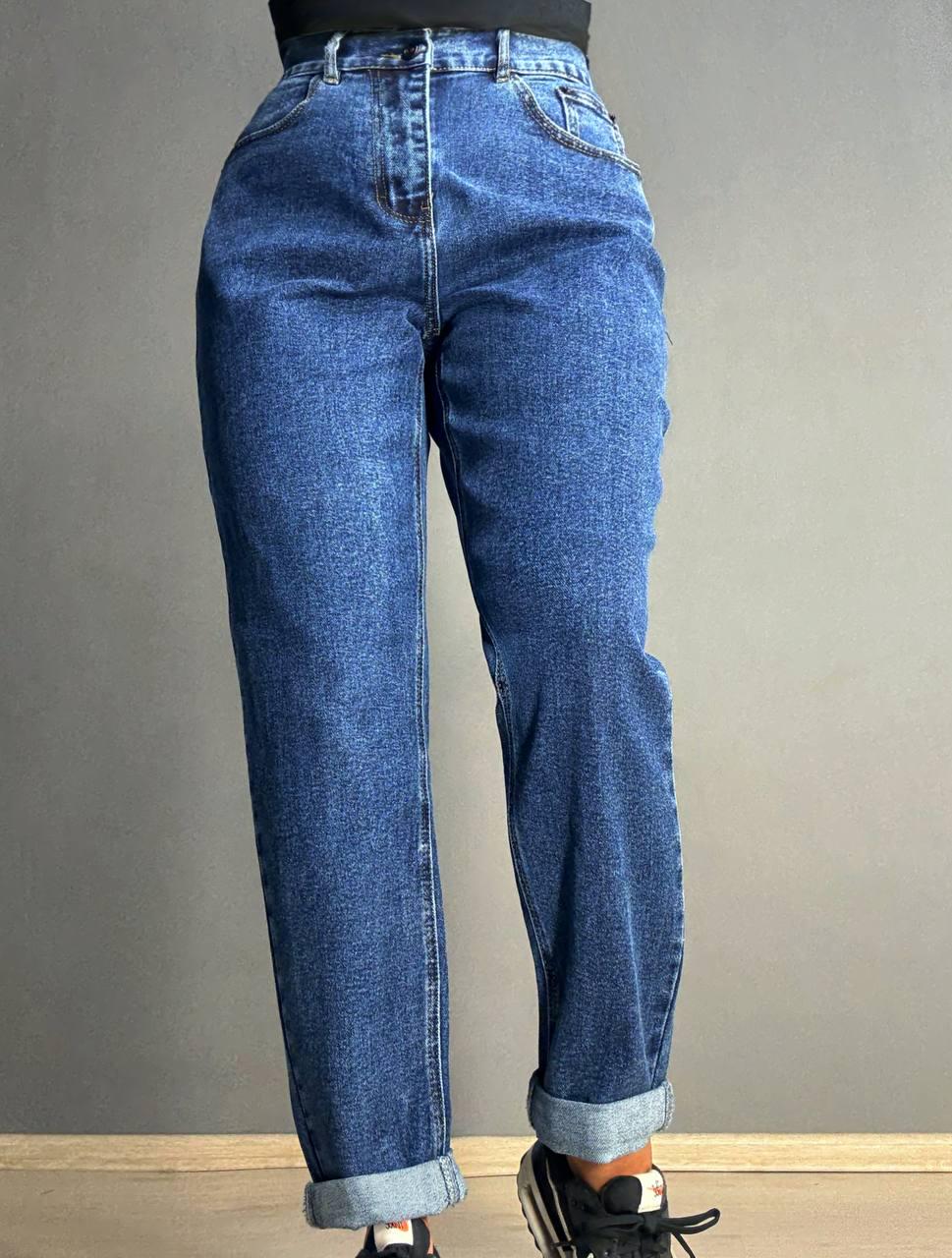 Джинси жіночі Vanver 8229 Mom з резинкою на талії р. 42 107 см 140 см Синій - фото 9 Джинси жіночі Vanver 8229 Mom з резинкою на талії р. 42 107 см 140 см Синій - фото 9
