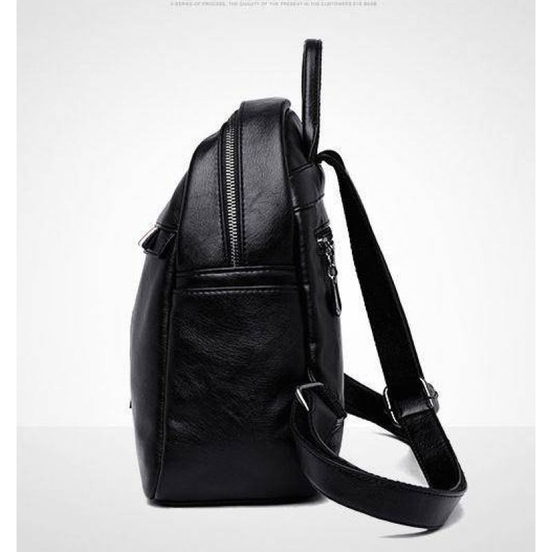 Рюкзак міський 30х25х10 см Чорний (833) - фото 2 Рюкзак міський 30х25х10 см Чорний (833) - фото 2