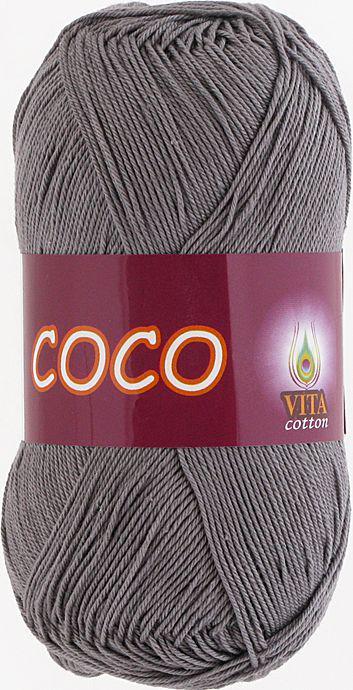 Пряжа Vita Cotton Coco 3899 серый (3380)
