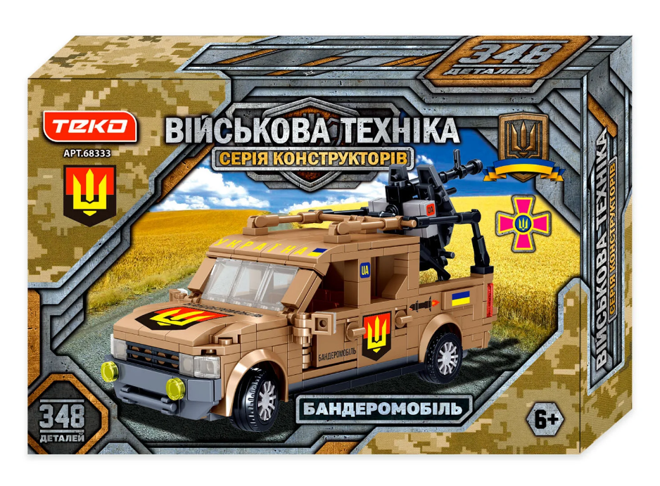 Конструктор Teko Бандеромобіль 482 пр.