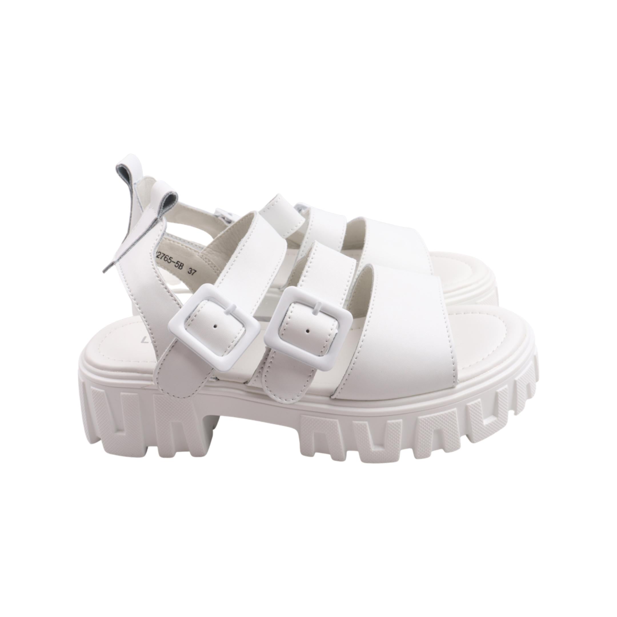 Босоножки женские Li Fexpert из кожи р. 40 Белый (1188-23LBC)