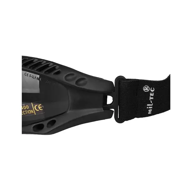 Очки защитные десантные затемненные Mil-Tec Commando Brille Air Pro Schwarz Smoke (15615302) - фото 4