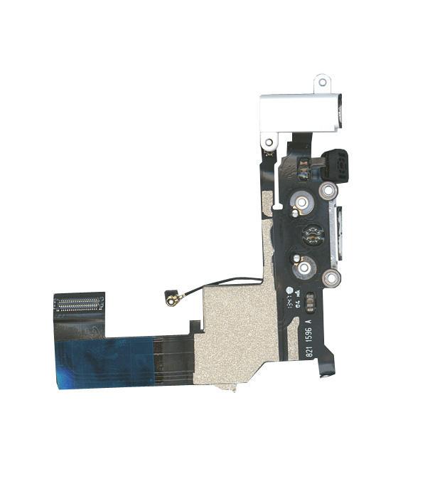 Шлейф разъема питания с аудиоразъемом для Apple iPhone 5S Белый