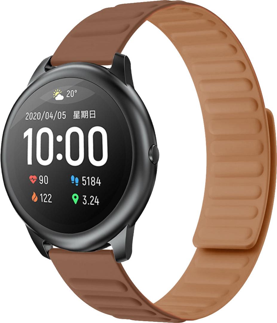Ремінець Magneter для Haylou Smart Watch Solar LS05 Brown (26652-30)