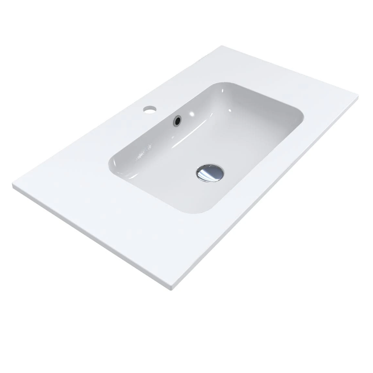 Умывальник накладной Miraggio Della прямоугольный 800x450 мм Белый (MG-0000178)