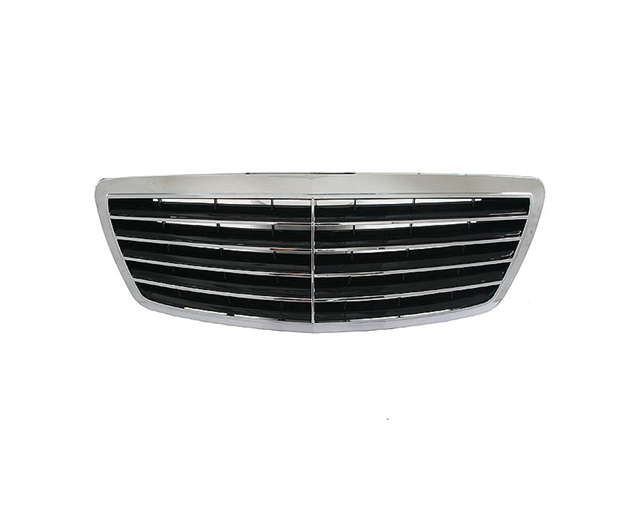 Решетка радиатора AVTM Mercedes S-Class W220 2002-2005 без эмблемы Хром/Черный (184603990)