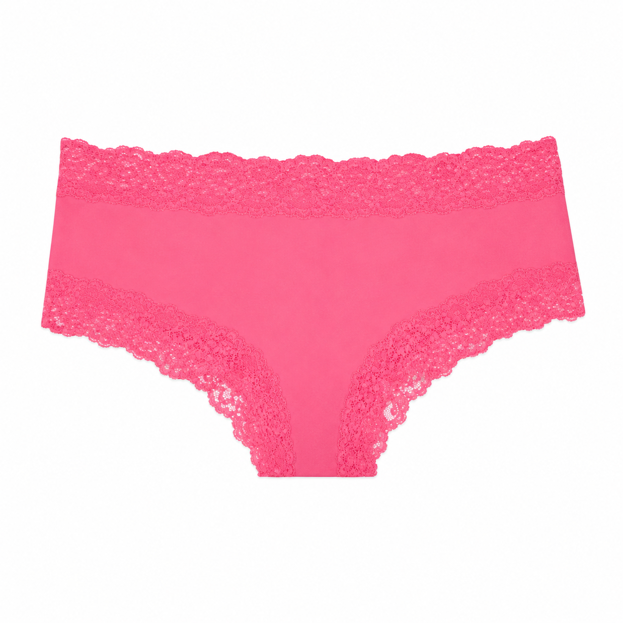 Трусики хлопковые Victoria's Secret Cheeky Pink Sorbet S Ярко-розовый (26825118)