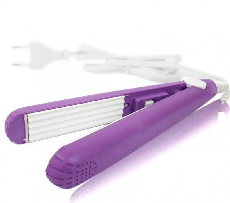 Праска для волосся GM-2990W Гофре 30 Вт 220В Фіолетовий