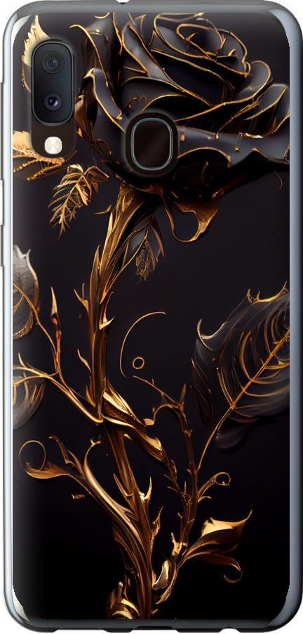 Чехол на Samsung Galaxy A20e A202F Роза 3 (5552u-1709-42517) Чехол на Samsung Galaxy A20e A202F Роза 3 (5552u-1709-42517)