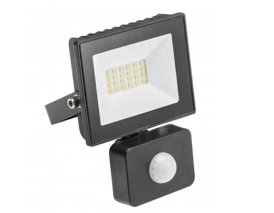 Прожектор светодиодный GTV G-TECH с датчиком движения 10W 700 Lm AC220-240V 50/60 Hz 120° IP65 6400K (27803214)