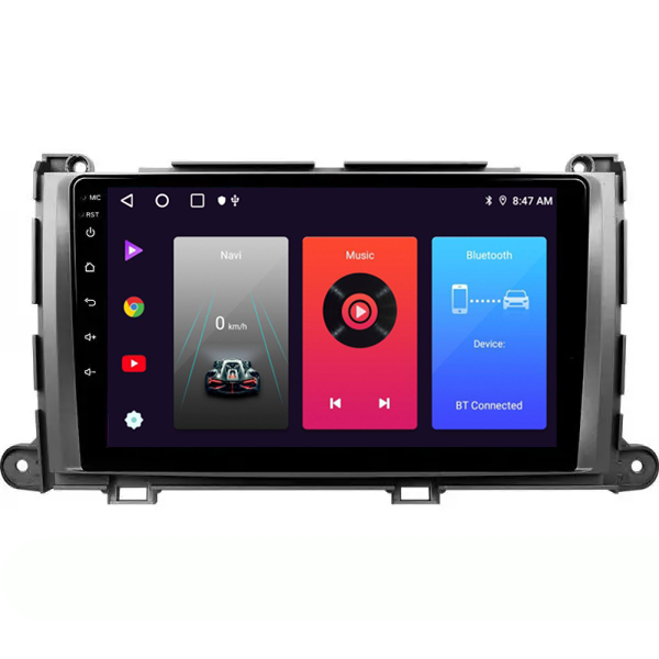 Магнітола штатна Sigma S9332 3/32 Gb 4G DSP Toyota Sienna 3 XL30 2010 - 2014 9" (AR-91454)