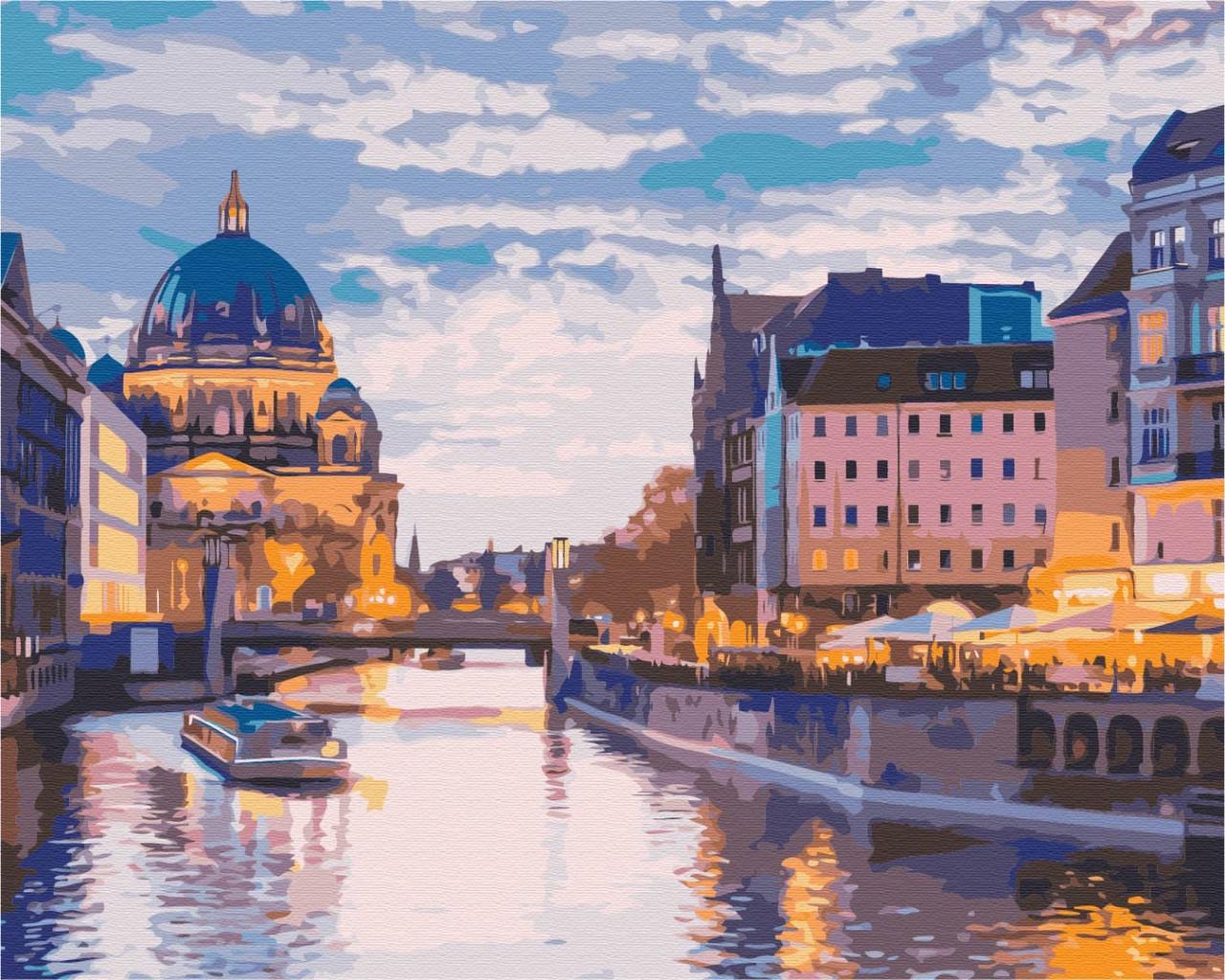 Картина по номерам Brushme Каналы старого города 40х50 см Картина по номерам Brushme Каналы старого города 40х50 см