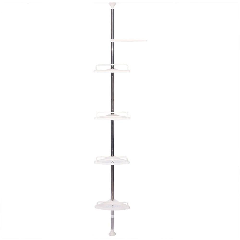 Стойка в ванную комнату Bathroom Corner Shelf TW-302 телескопическая угловая 105-320 см
