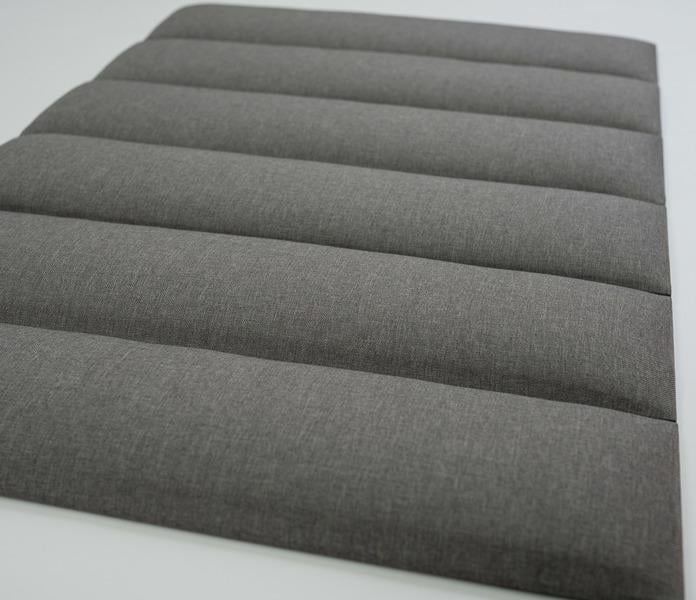 Стінова панель самоклеюча м'яка Soft Pan велюр 15x60х3,7 см матовий Коттон (156006) - фото 3