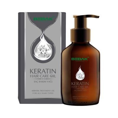 Масло для поврежденных волос с кератином Bebak 100 мл