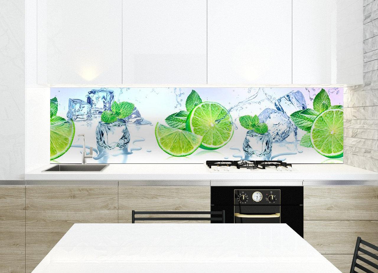 Кухонный фартук Лайм из самоклеющейся виниловой пленки 60х250 см Зеленый Кухонный фартук Лайм из самоклеющейся виниловой пленки 60х250 см Зеленый