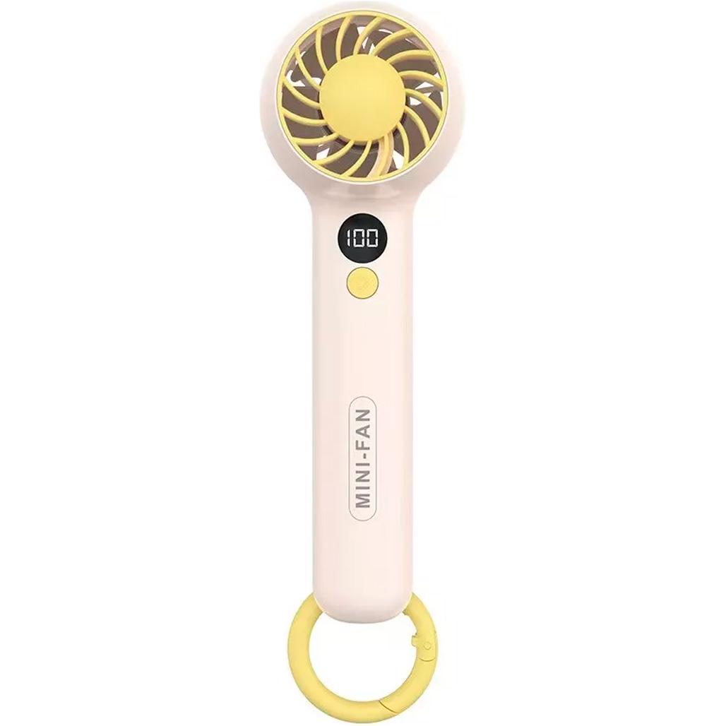 Вентилятор портативный DK F2302 White/Yellow