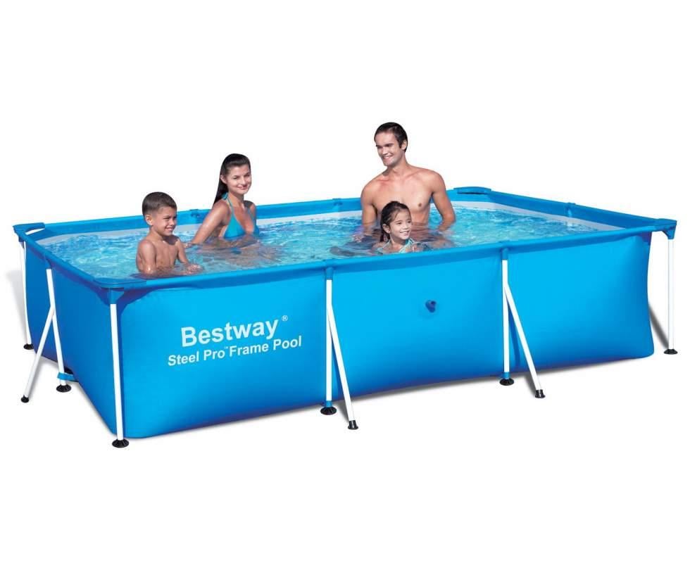 Бассейн детский Bestway 56404 прямоугольный каркасный 300х201х66 см 3300 л - фото 2