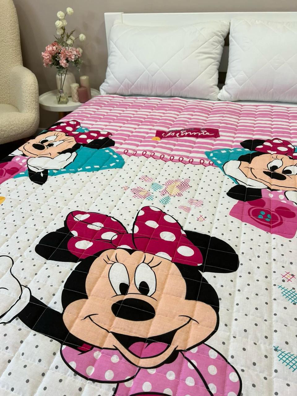 Одеяло детское с рисунком Минни Маус двустороннее 150х210 см Розовый - фото 2 Одеяло детское с рисунком Минни Маус двустороннее 150х210 см Розовый - фото 2