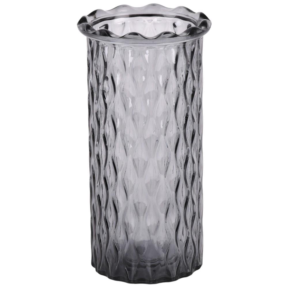 Ваза настольная R35672 9х19 см Серый (31153142) Ваза настольная R35672 9х19 см Серый (31153142)