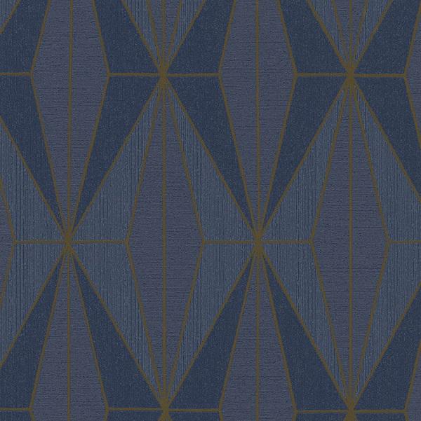 Вінілові шпалери Marburg 0,53x10,05 м Синій (1029015)