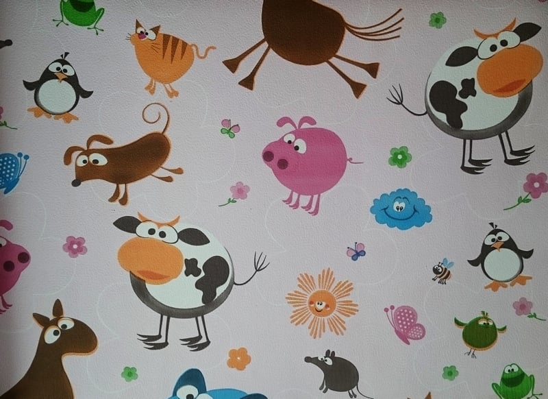 Обои на бумажной основе Шарм 122-06 Farm 0,53х10 м Розовый (63481843545099340e54c1d1)