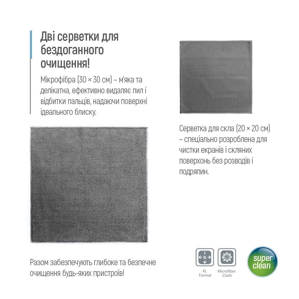 Набор для электроники ColorWay CW-5500 жидкость 550 мл/2 микрофибры (2618153427) - фото 8 Набор для электроники ColorWay CW-5500 жидкость 550 мл/2 микрофибры (2618153427) - фото 8