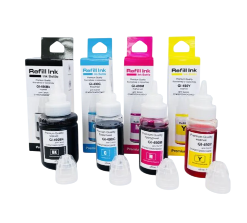 Чорнило Premium Quality Canon GI-490 SET B135 мл C/M/Y 70 мл (70264942)