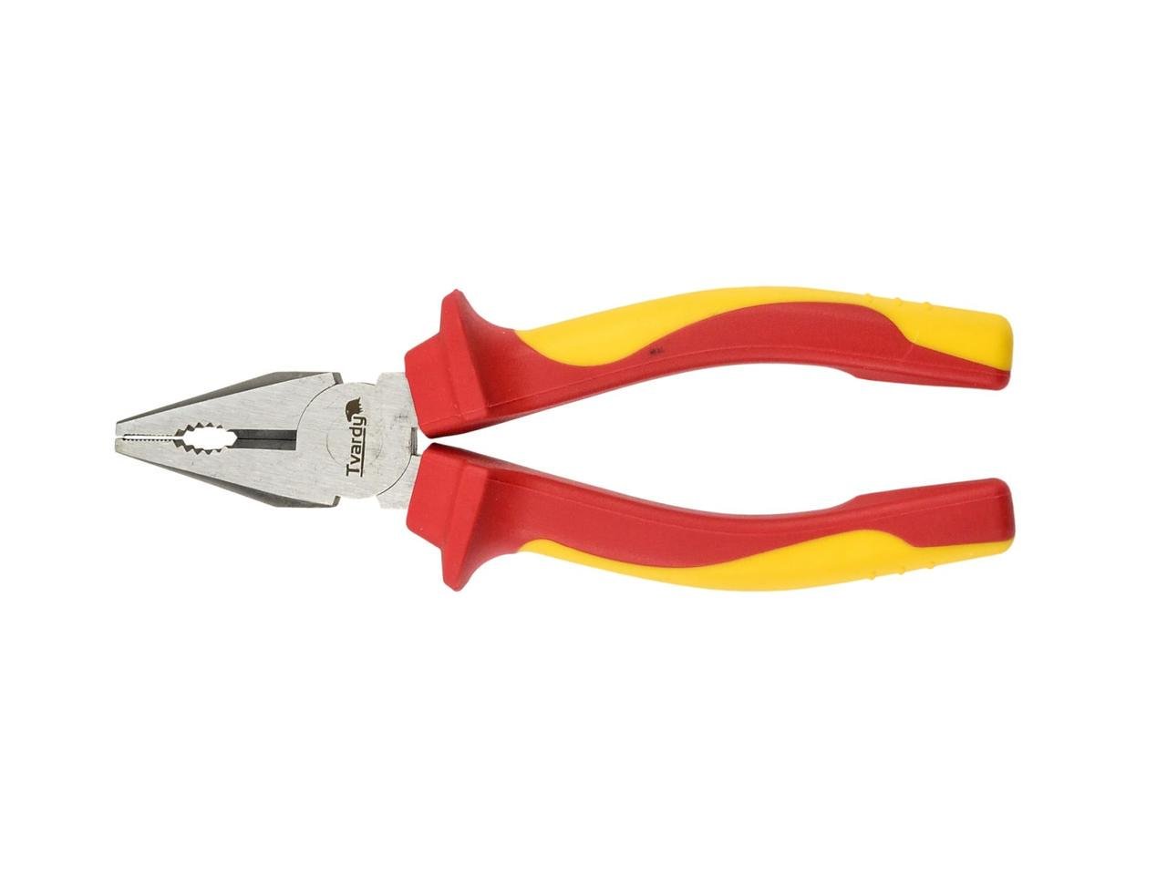 Плоскогубці діелектричні Tvardy VDE 1000V 160 мм (T00900) - фото 1 Плоскогубці діелектричні Tvardy VDE 1000V 160 мм (T00900) - фото 1
