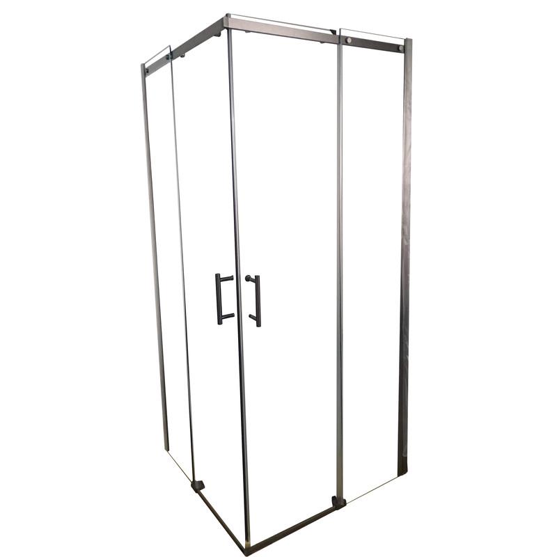 Душевая кабина без поддона KOER SR SC03-90x90x200-TR-07 прозрачное стекло Easy Clean 6 мм Графитовый (KR5359) - фото 8 Душевая кабина без поддона KOER SR SC03-90x90x200-TR-07 прозрачное стекло Easy Clean 6 мм Графитовый (KR5359) - фото 8