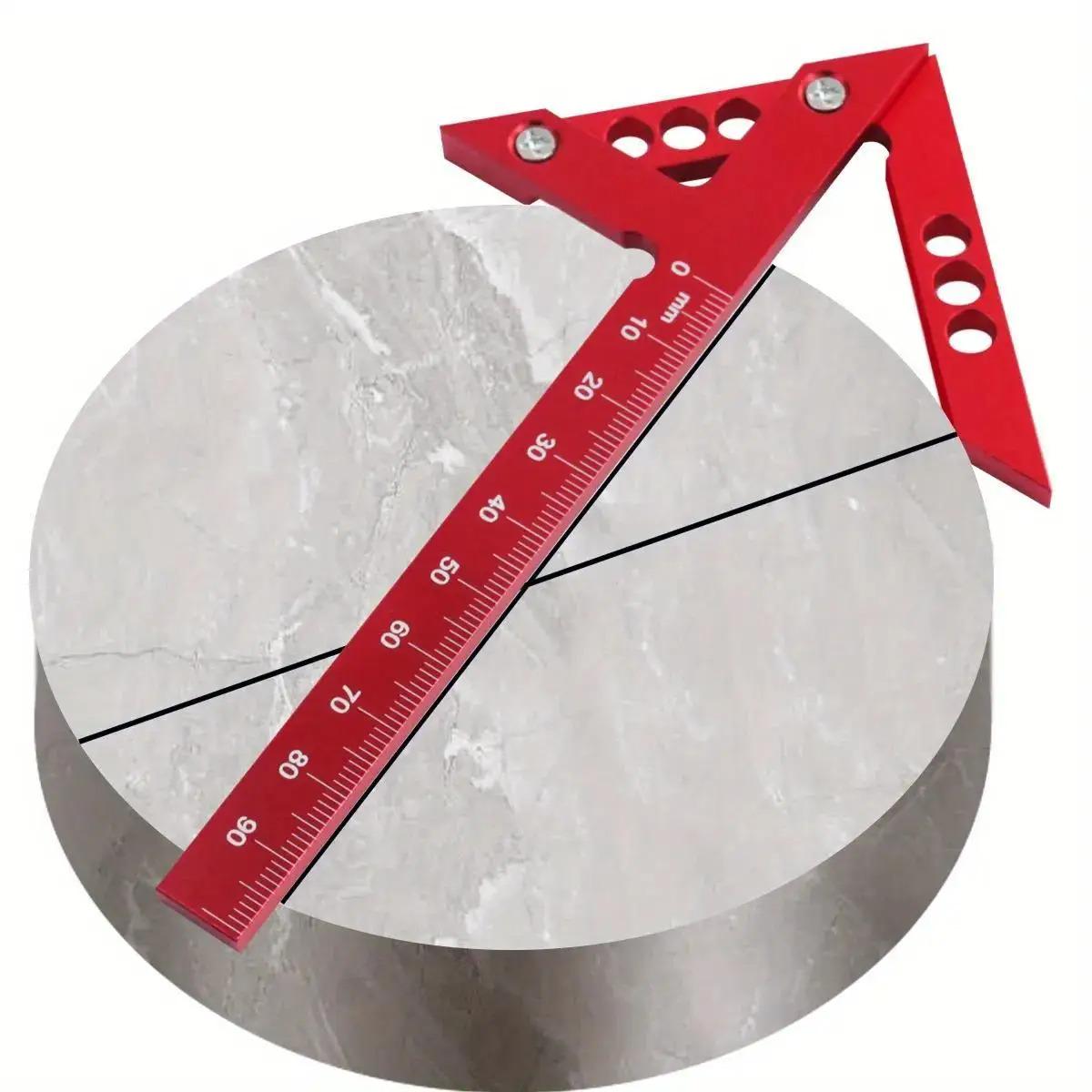 Лінійка центрошукач з прямим кутом 45/90° (734188) - фото 7 Лінійка центрошукач з прямим кутом 45/90° (734188) - фото 7