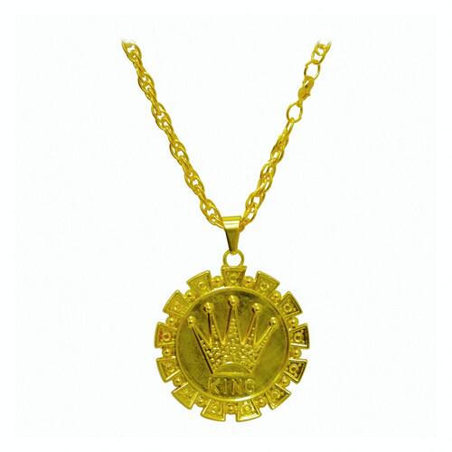 Кулон на цепочке Корона SETA Decor 16-410-2