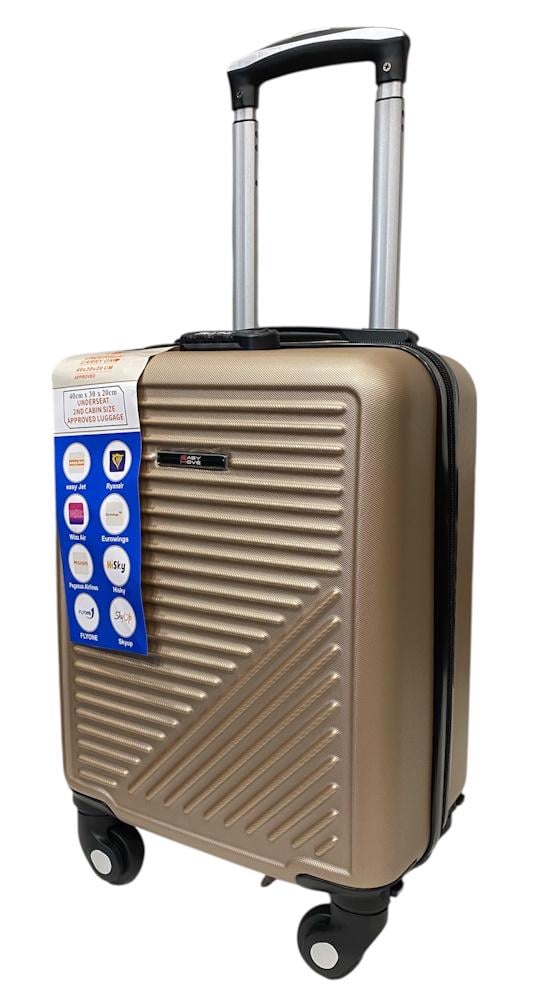 Чемодан Easy Move 002 мини XS ABS 4 колеса кодовый замок 20 л 40x30x20 см Шампань