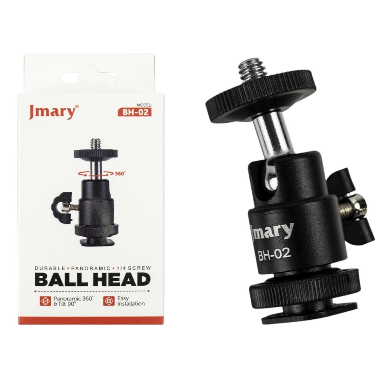 Крепление шарнирное 360° Jmary BH-02 металл резьба 1/4" (25790918)