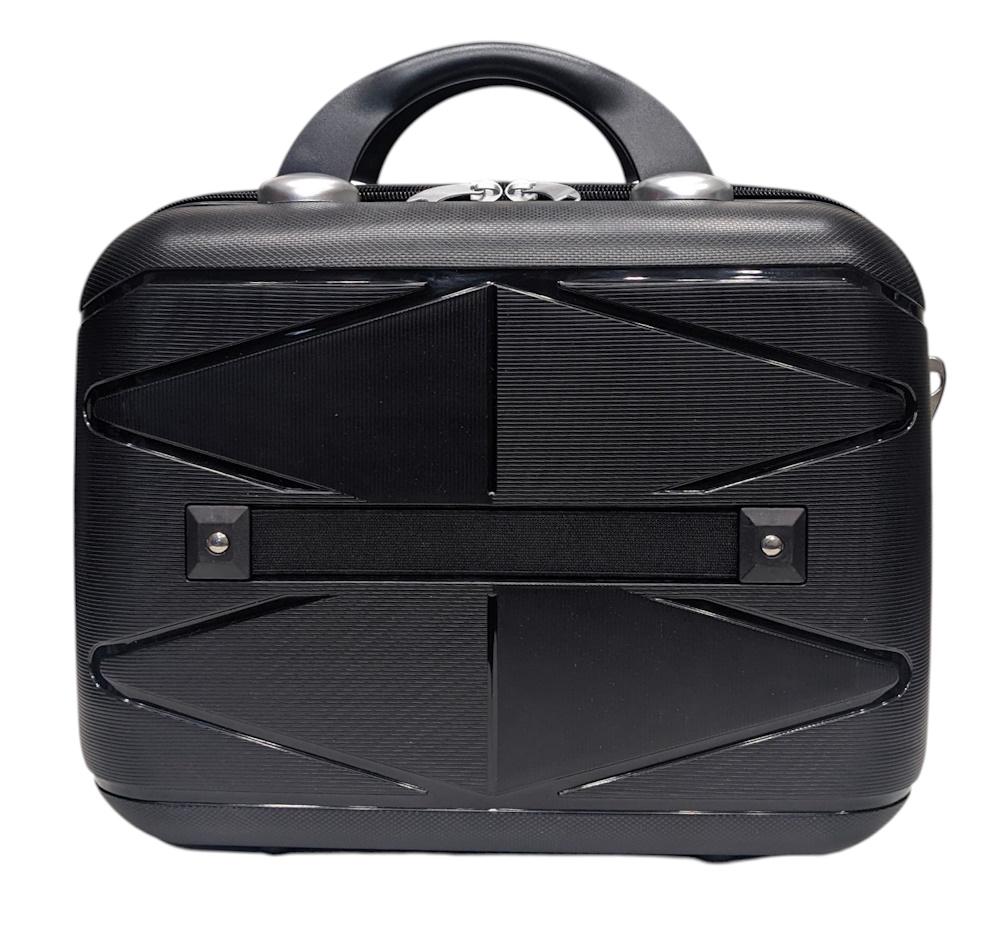 Бьюти-кейс ручная кладь Madisson Snowball 51304 полипропилен XS Черный - фото 3