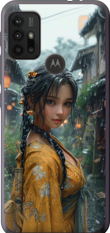 Чехол на Motorola Moto G30 Anime-girl (6133t-2320-42517)