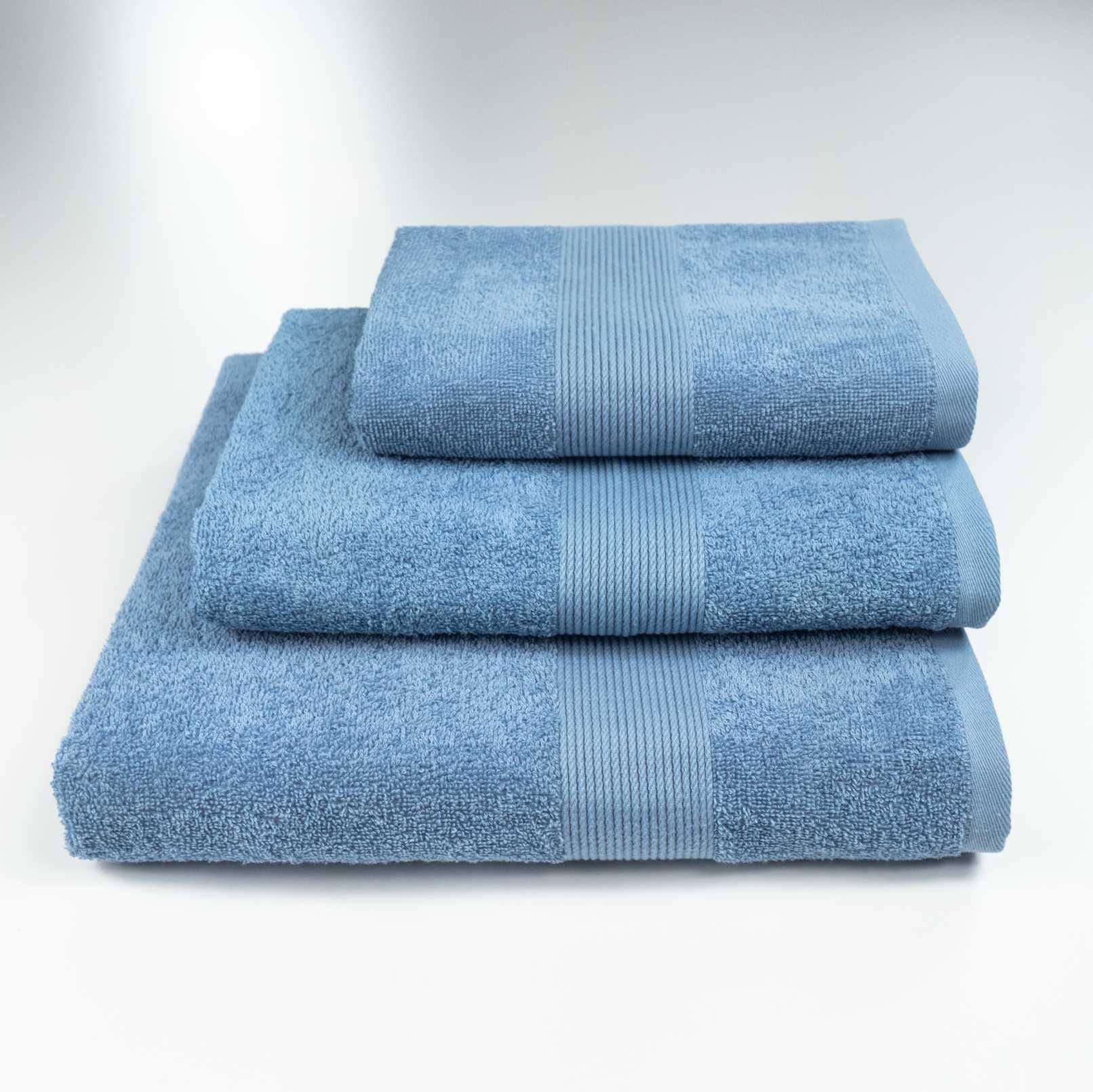 Набор полотенец GM Textile с бордюром 3 шт. Синий (400b-k3-blue)